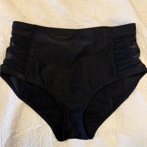 Torrid High Rise Lattice Side Swim Bottom